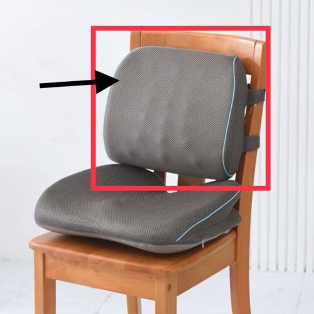 Orthopädisches Sitzkissen und Rückenlehne Lendenwirbelstützkissen