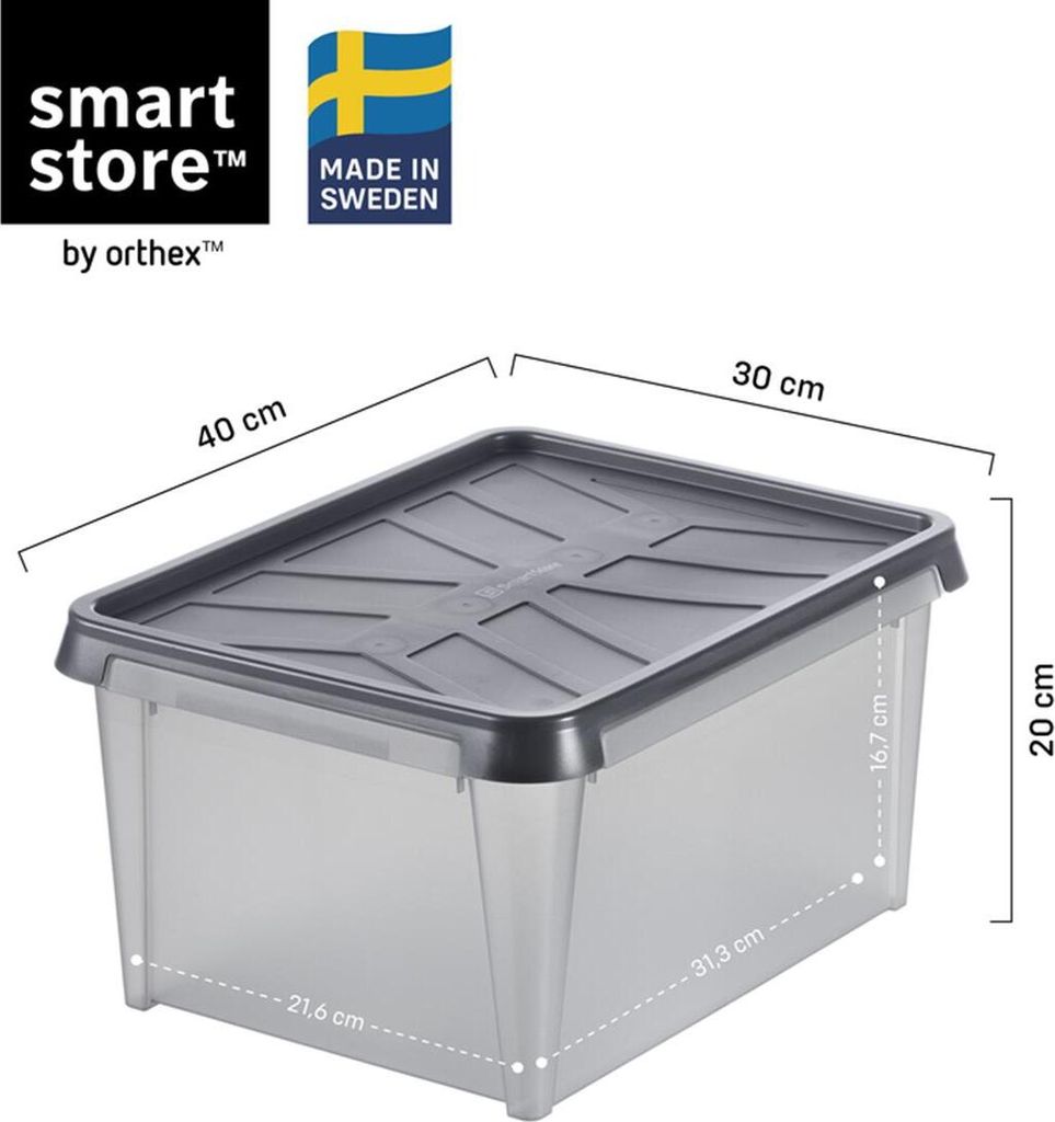smartstore Aufbewahrungsbox DRY 15, 12 Liter, anthrazit Produktbild 15