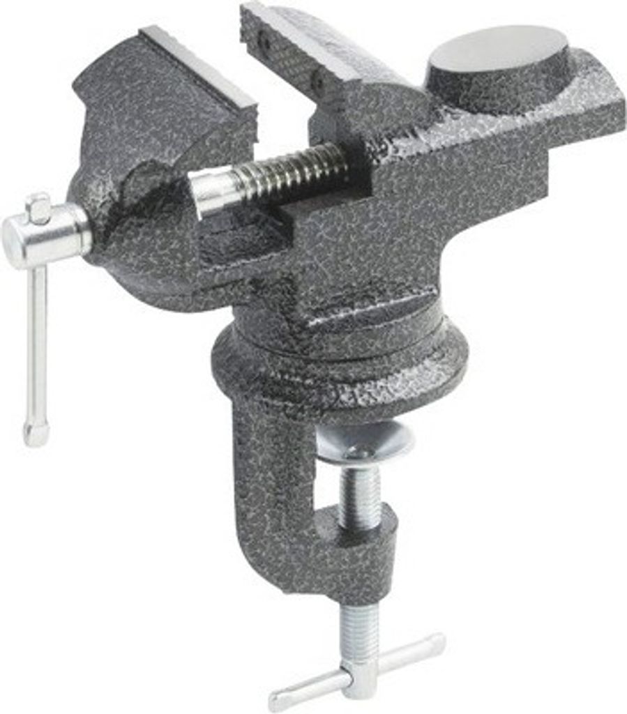 Meister Werkbank-Schraubstock 60 mm Backenbreite, drehbar, Produktbild 
