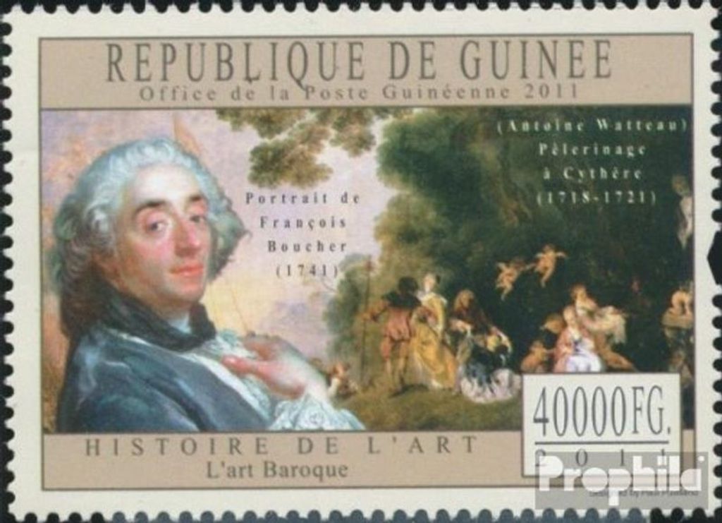Briefmarken Guinea 2011 Mi 8844 (kompl. Ausgabe) postfrisch Produktbild 