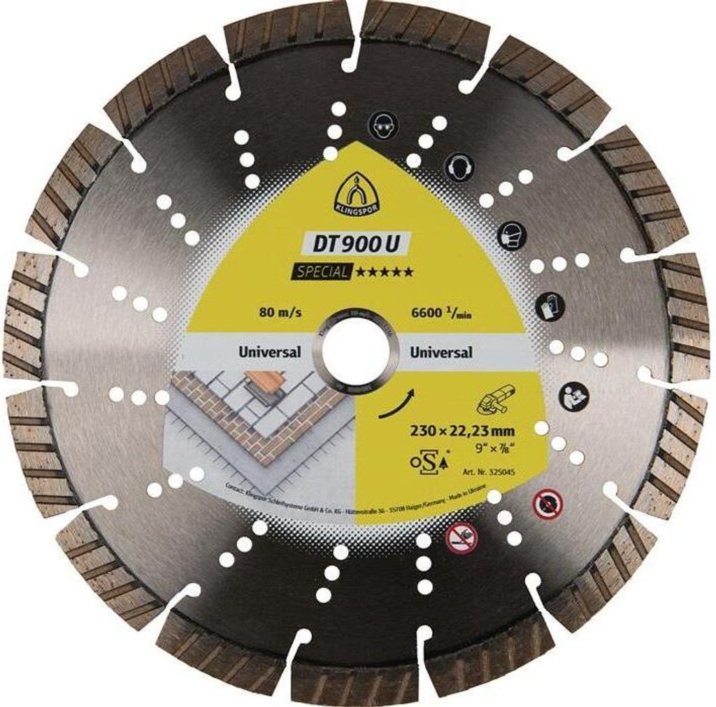 Klingspor DT 900 U Diamanttrennscheiben, 125 x 2,4 x 22,23 Produktbild 