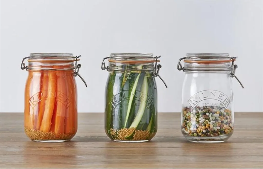 Barattolo da conserva Kilner con tappo girevole da 1 litro
