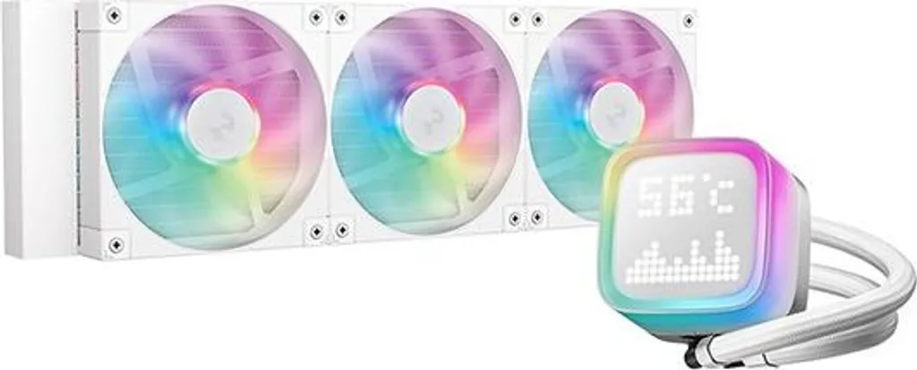 DeepCool LP360 Blanc, Kit Watercooling CPU 360mm haute performance