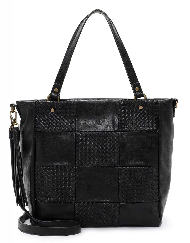 SURI FREY Borsa Bly Shopper | Accessorio Vegano Nero a Tracolla