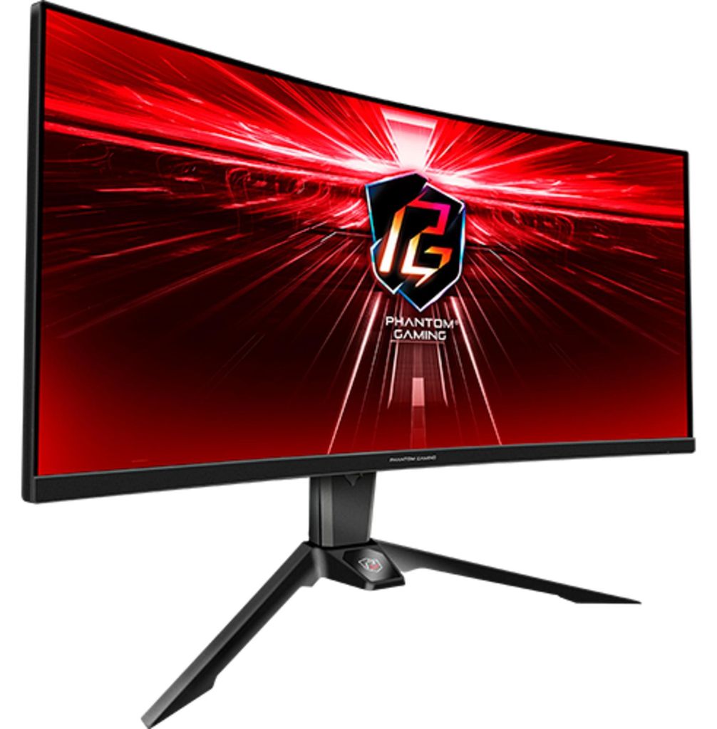 ASRock PG34WQ15R2B, Gaming-Monitor, (WQHD, VA, AMD Produktbild 