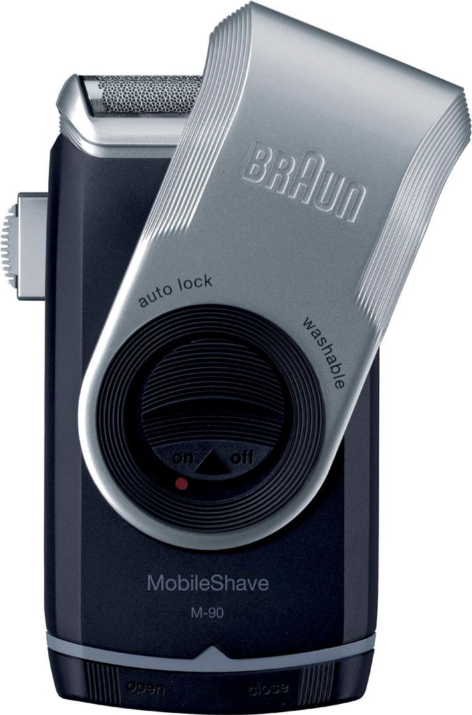 Braun Reiseelektrorasierer PocketGo M90 MobileShave schwarz Produktbild