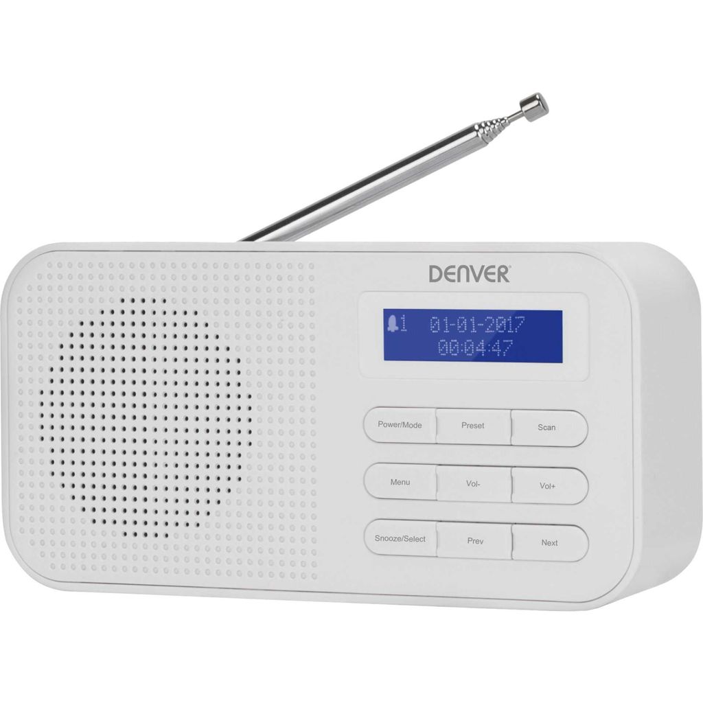 DENVER DAB-42 - Tragbares DAB-Radio - 1 Watt - weiß Obrázok produktu 