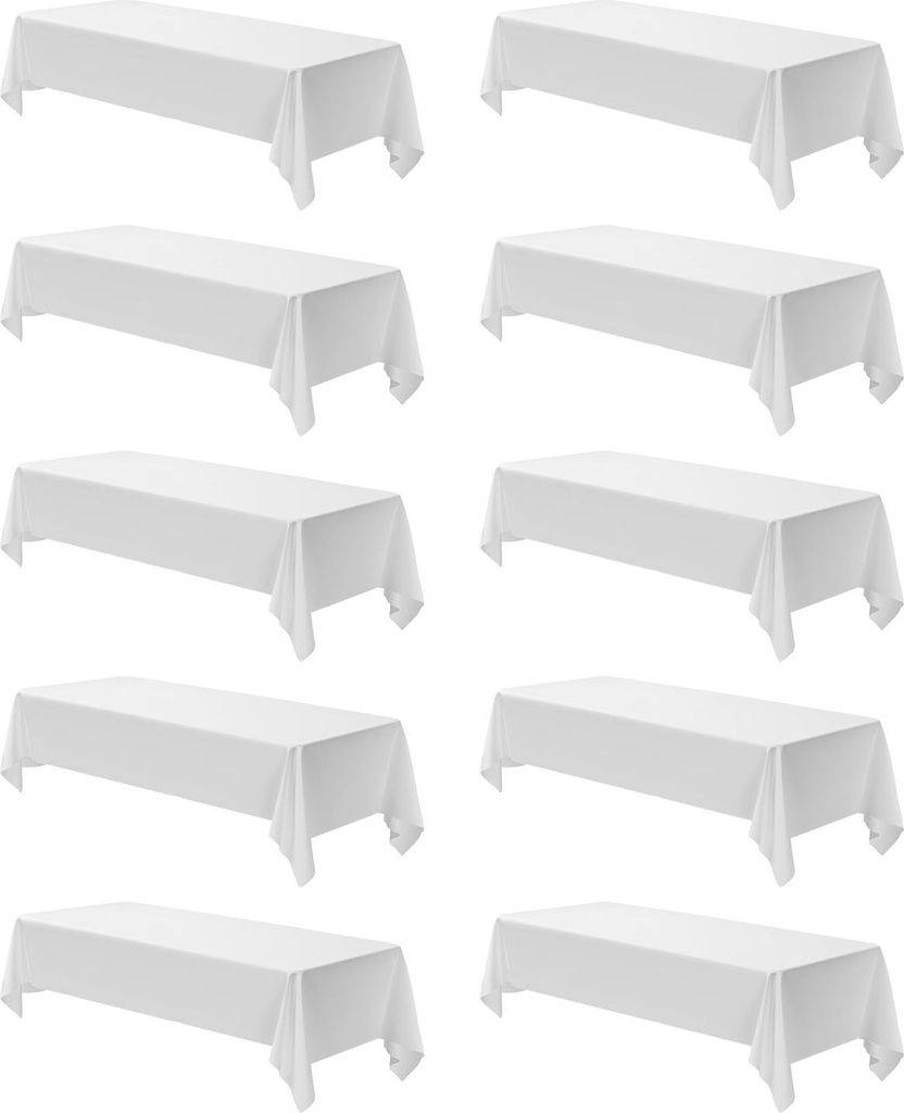 SucceBuy 10 x nappe 1524x2591 mm, protection de table Image du produit 