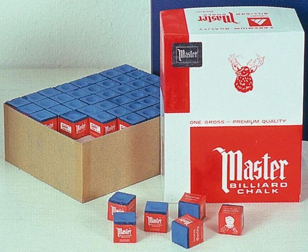 Master Billardqueue-Kreide Master blau 144 St.
