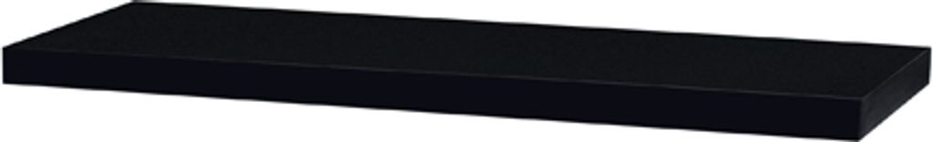 Autronic Nástěnná polička 90 cm, černá - vysoký lesk P-013 Obrázek produktu 