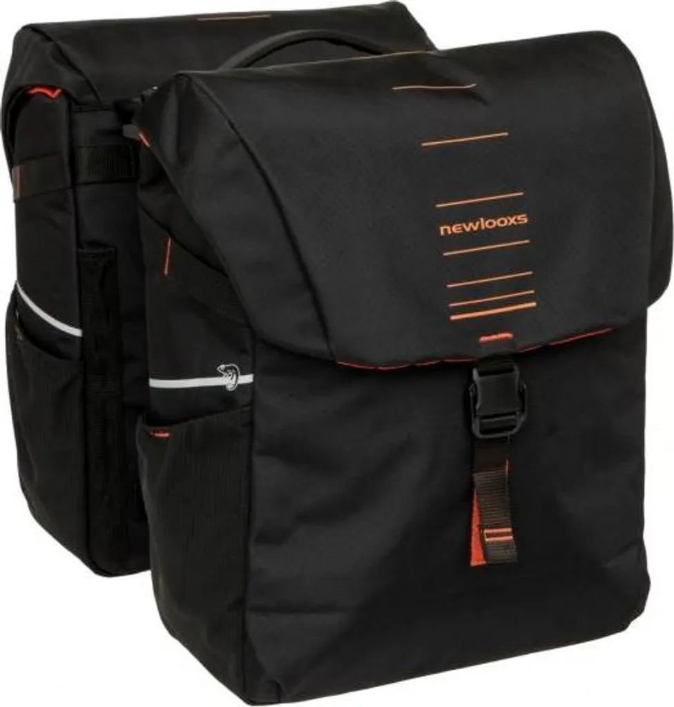 Sacoche de vélo double 37L New Looxs Vigo compatible système MIK 2.0