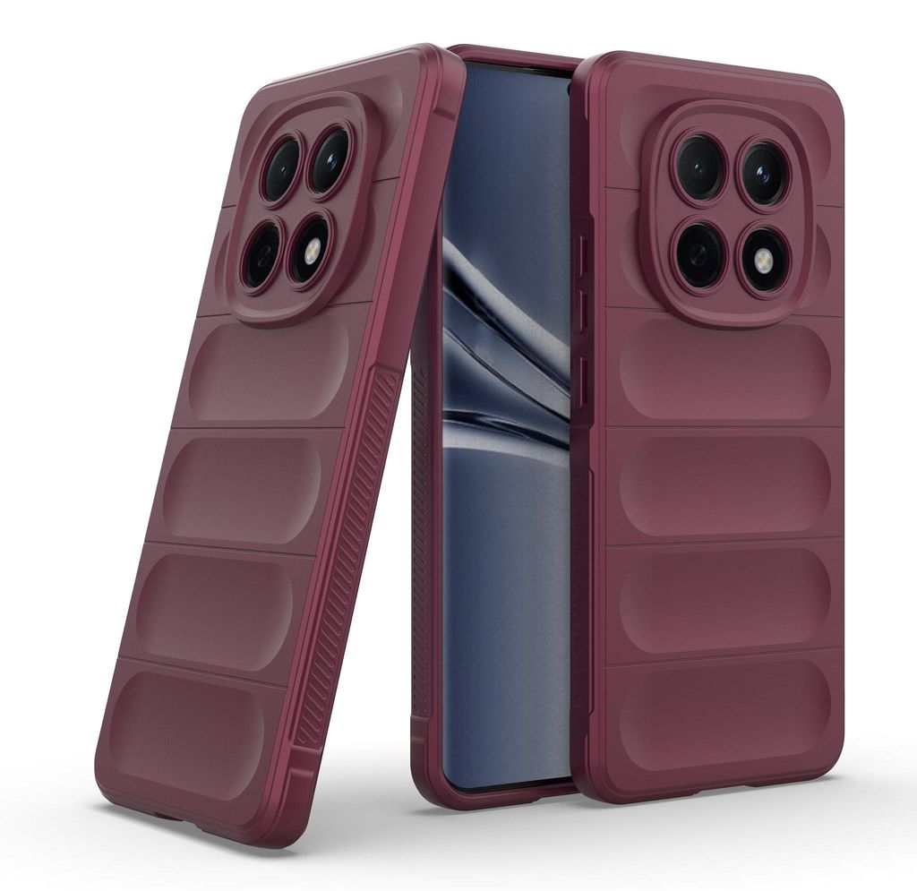 Handy Hülle für Xiaomi Redmi Note 15 5G Grip Case Cover Schutzhülle Softgrip Farbe: Burgunder Rot