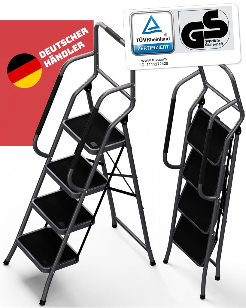 Stackmeister Trittleiter Sicherheitsleiter Produktbild 