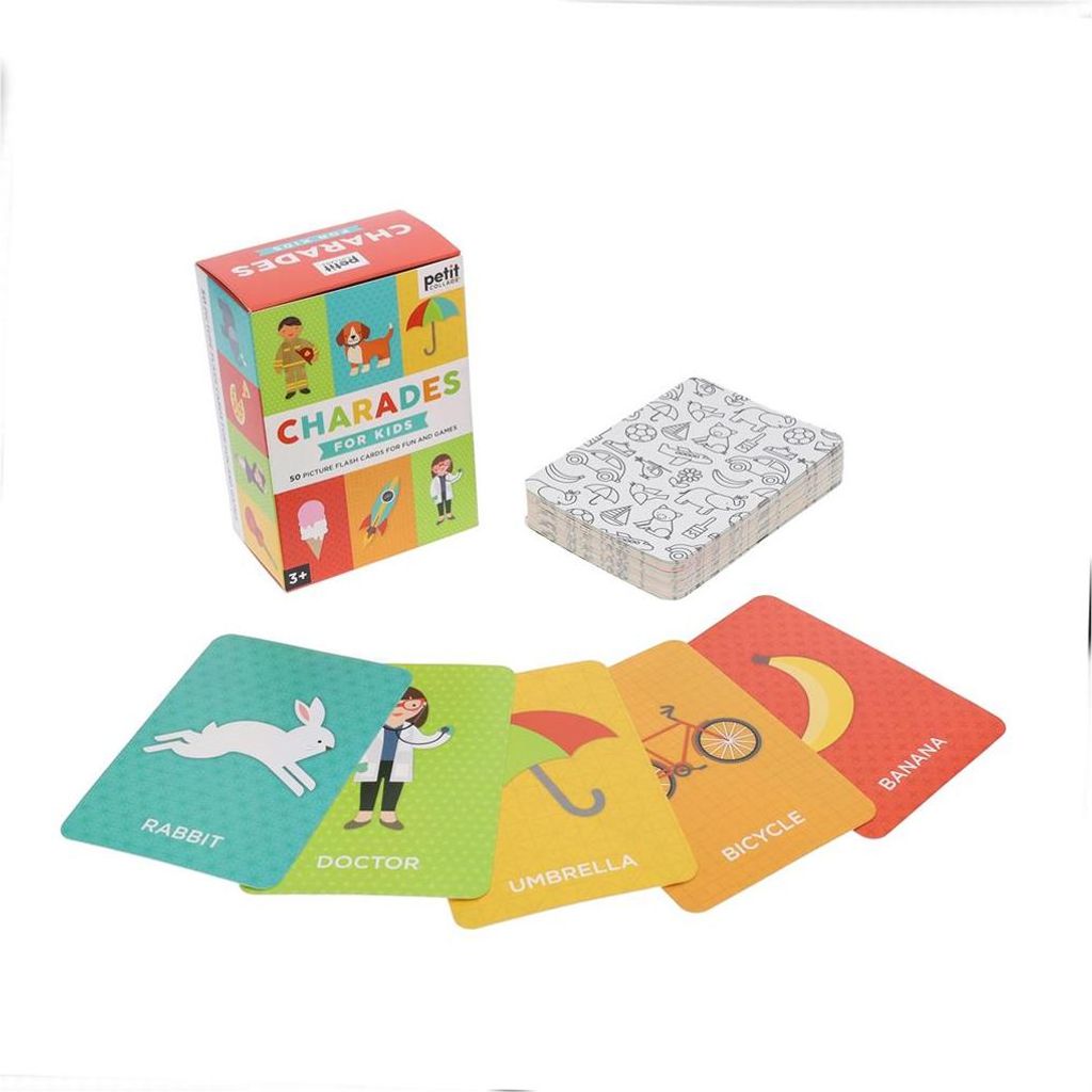 Petit Collage Gesellschaftsspiel Charades für Kinder Kartenspiel