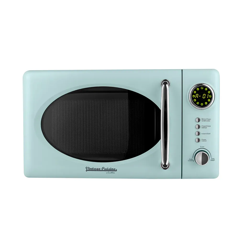 Micro-ondes Compact 700W 16L Mint - Solution Réchauffage Rapide et Style
