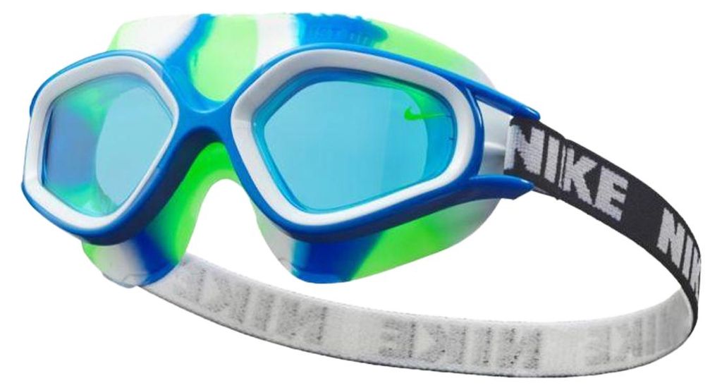 Nike - "Expanse" Schwimmbrille für Kinder PP4054 (Einheitsgröße) (Blau/Grün)