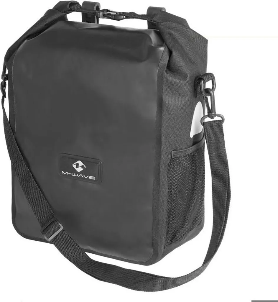Sacoche de vélo étanche 22L M-Wave réglable manuellement sans outils