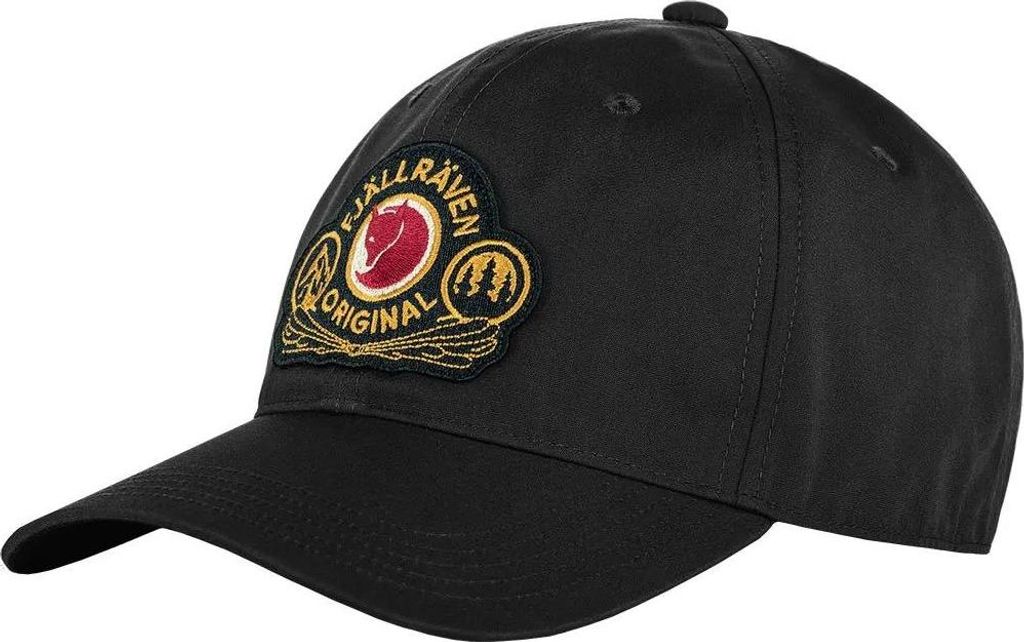 Fjällräven Classic Badge Kappe Schwarz S-M Herren,Damen Schwarz S-M