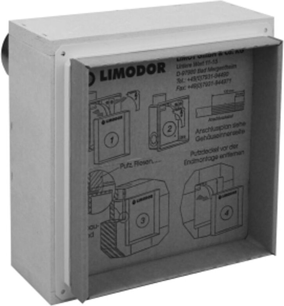 Limodor Einbaukasten compact-K/H Ausblas hinten, NW80 - Werksartikel-Nr: 82100