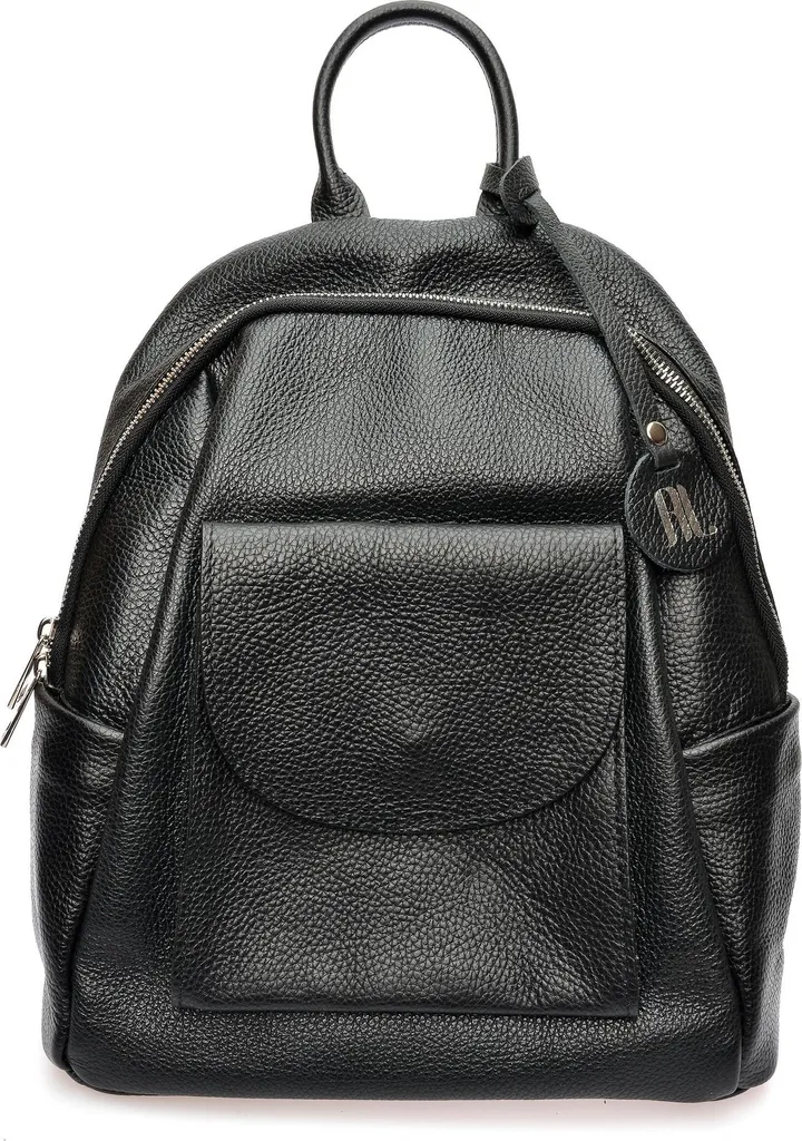 Sac à dos cuir italien Anna Luchini AL 1967 NERO finition artisanale