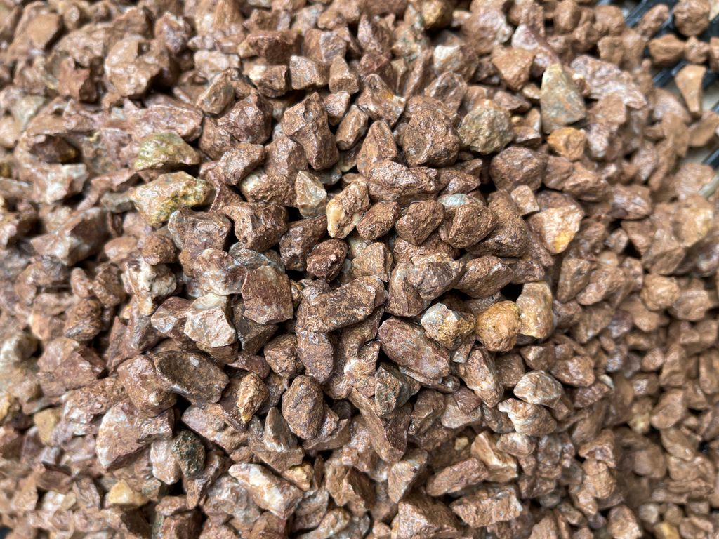 kies Rouge royal 8-12mm in zak 20 kg - Roter kies