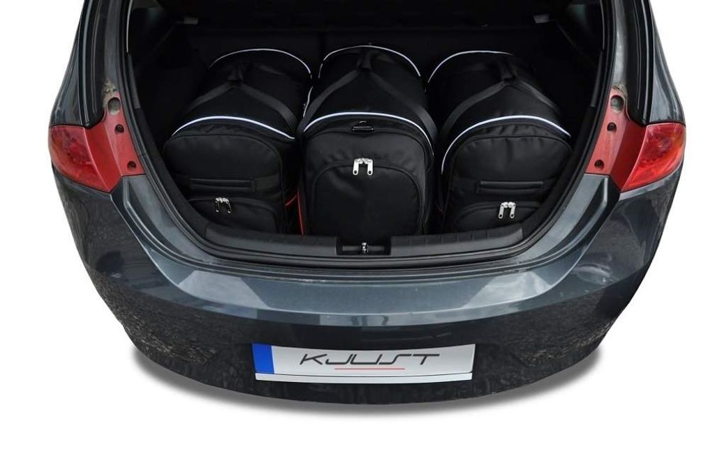 Seat Leon Hatchback 2005-2012 Kofferraumtaschen Set 3 Stk Produktbild 