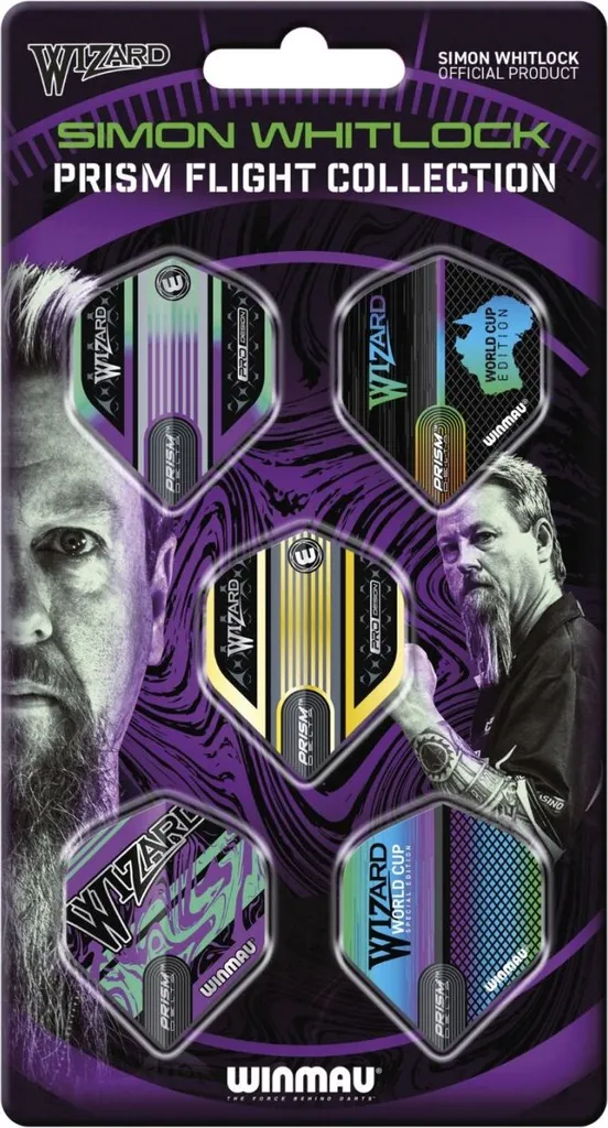 Fléchettes Winmau Simon Whitlock 8139 avec Grip Haute Performance