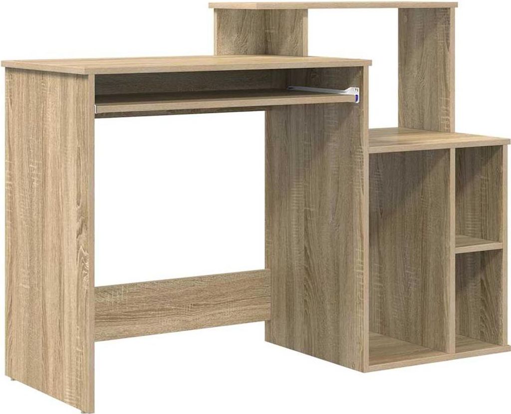 vidaXL Schreibtisch Sonoma-Eiche 120,5 x 44 x 88,5 cm Holzwerkstoff