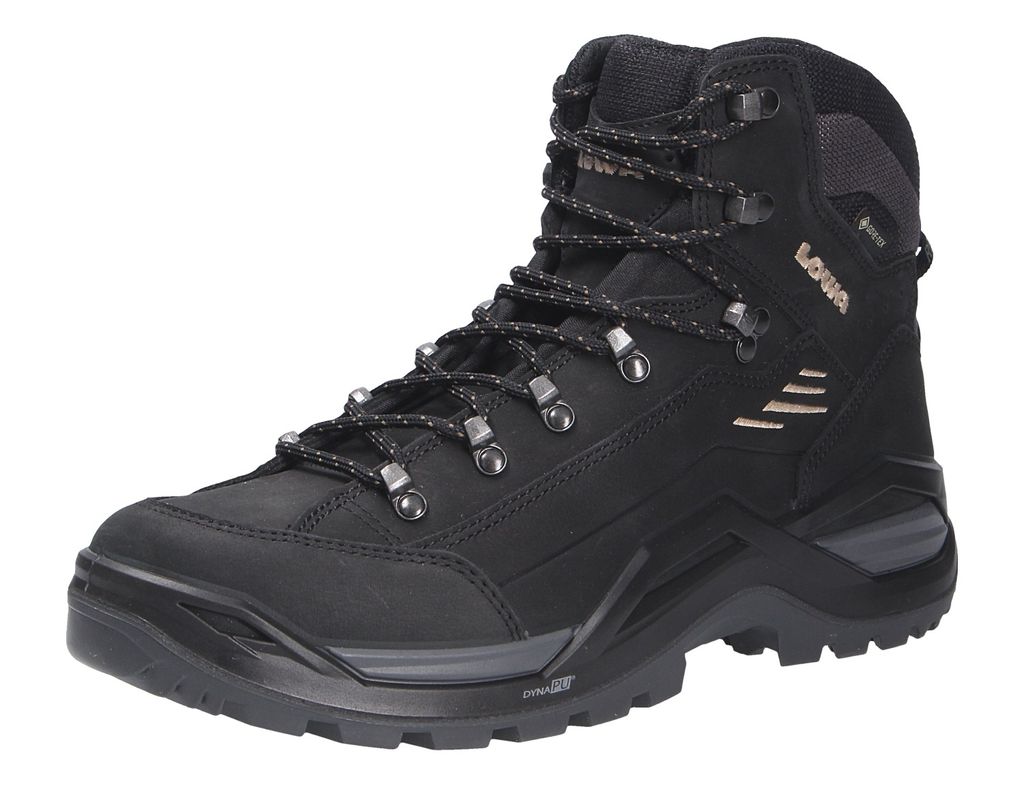 LOWA Renegade Evo GTX Mid Herren Wanderschuhe schwarz EU 44,5