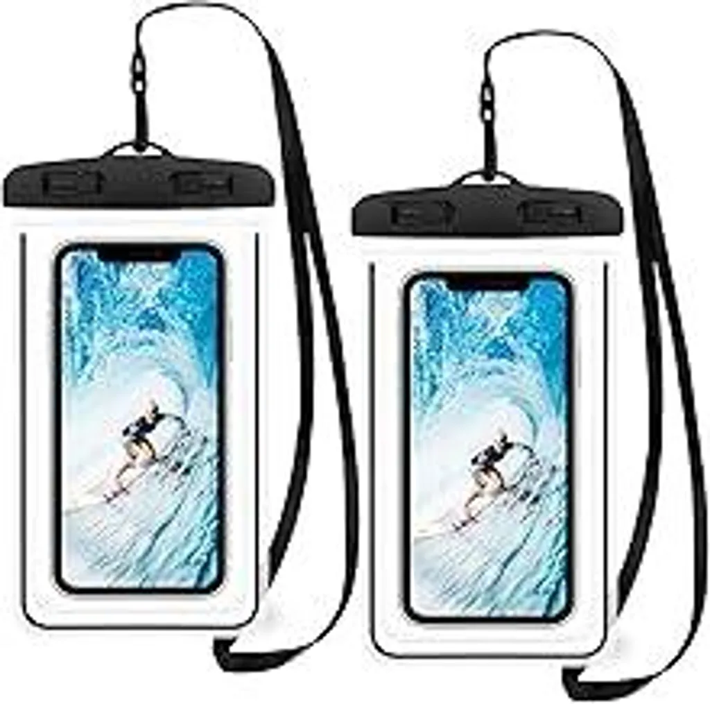 2 Custodie Impermeabili Cellulare da Collo: Protezione Mare e Piscina