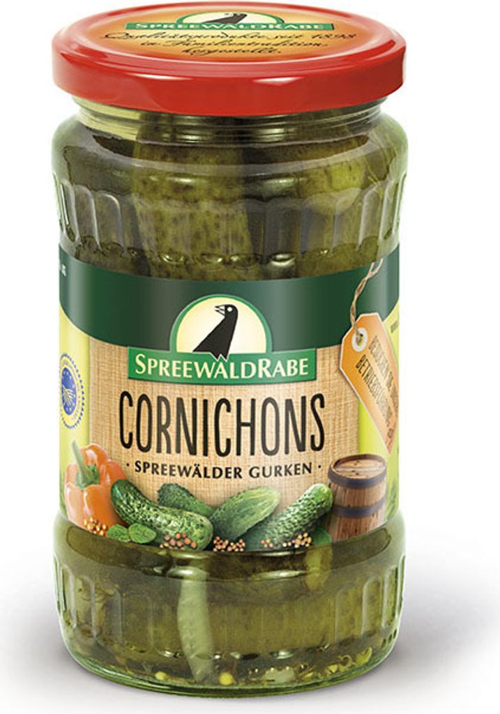 Cornichons von Spreewald-Rabe (370 ml Glas) Produktbild 
