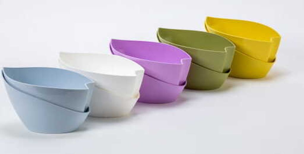 Plastia | Pflanzkübel Doppio - 21x14x14 cm - Grün - Selbstbewässernd - Ideal für Kräuter und Zimmerpflanzen