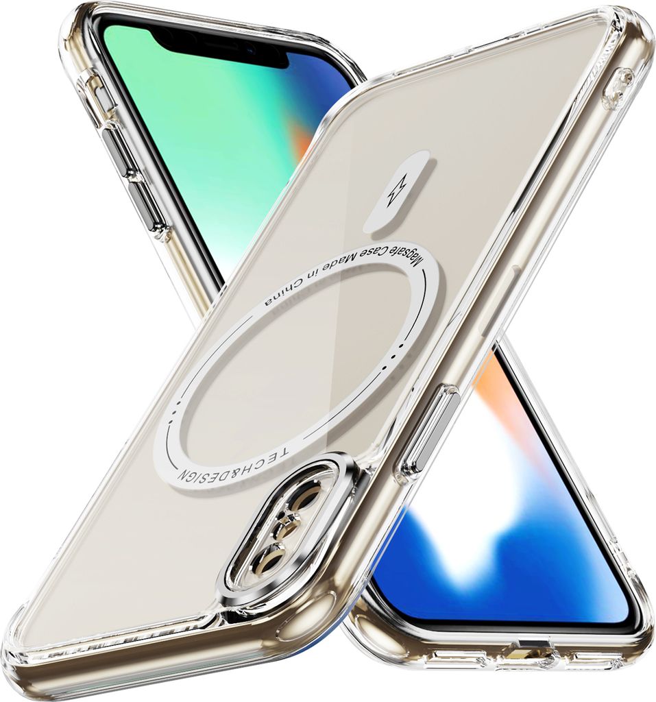 Magnetisch Klare Hülle für iPhone X / iPhone XS, Kompatibel Produktbild 