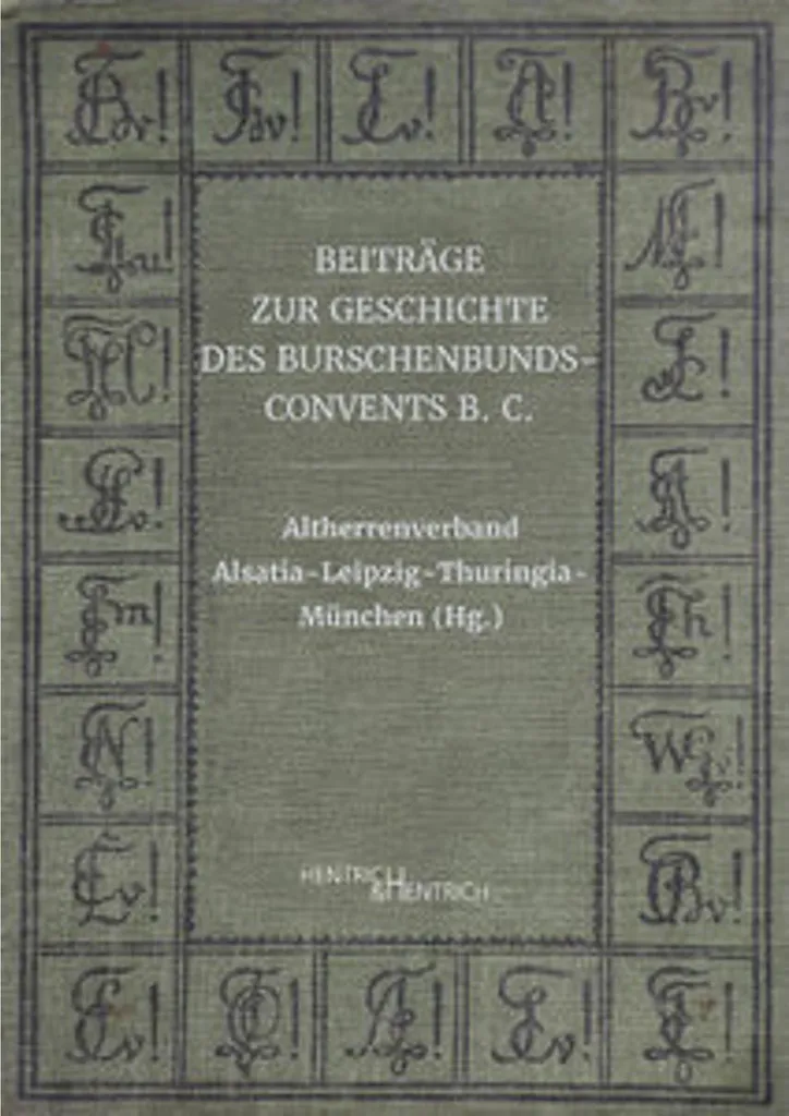 Burschenbunds-Convents B. C. : Guide de Recherche pour Historiens Pro