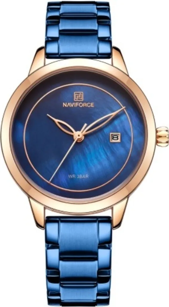 Montre NAVIFORCE Bleue KP14645 Étanche avec Mouvement Quartz Japonais
