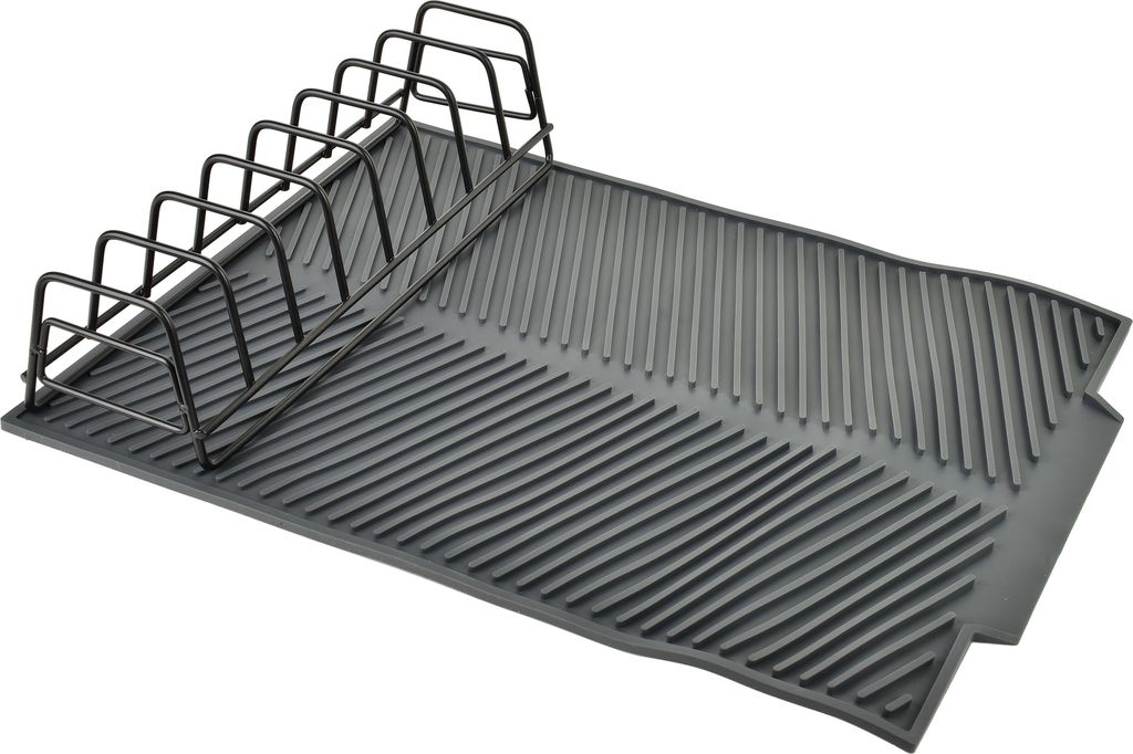 Abtropfschale Silikon MODERN KITCHEN Modern 43x33xH8 cm Schwarz 1 Stk.