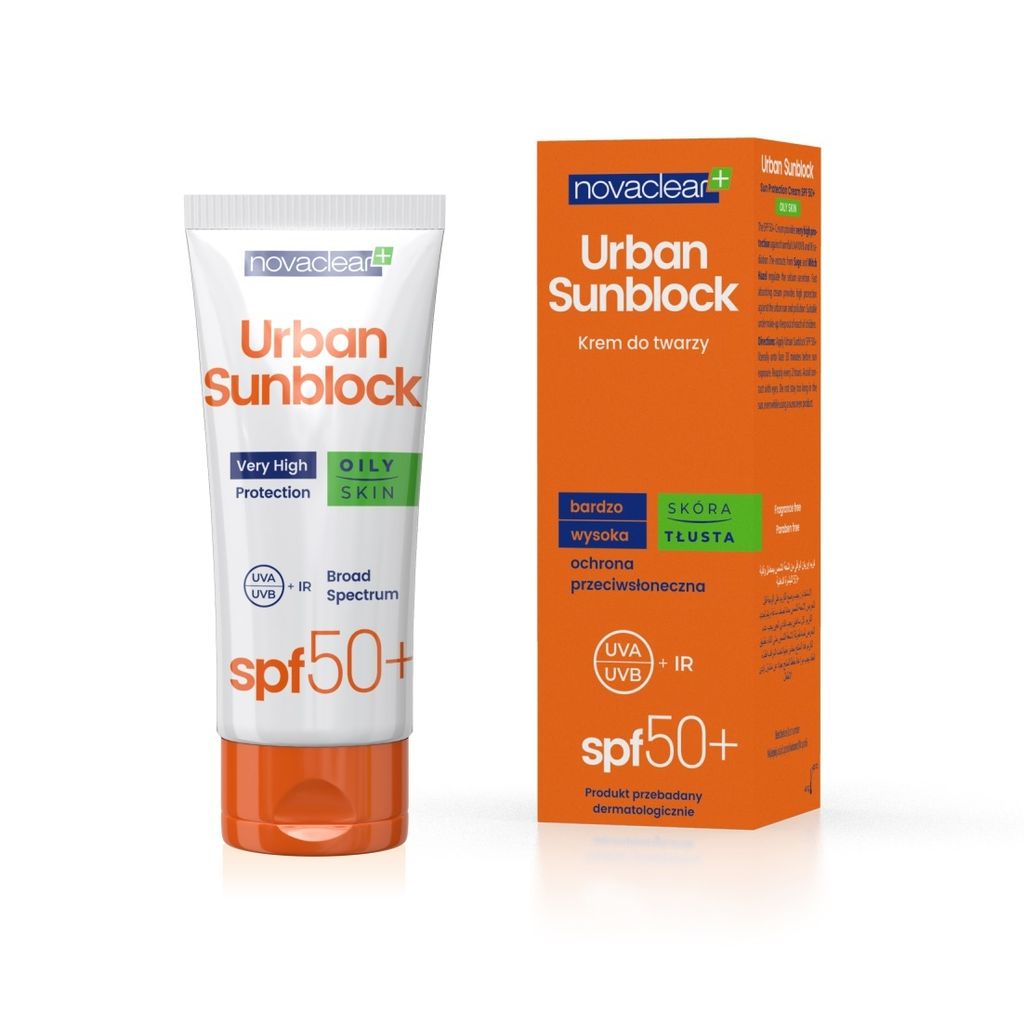 Novaclear SPF 50+ Face Cream for Oily Skin 40ml High Sun Protection
