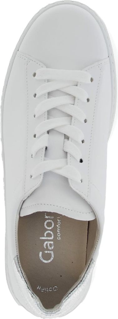 Gabor Sportliche Schnürschuhe Weiblich 31393931383039 Weiß 40 1/2 EU
