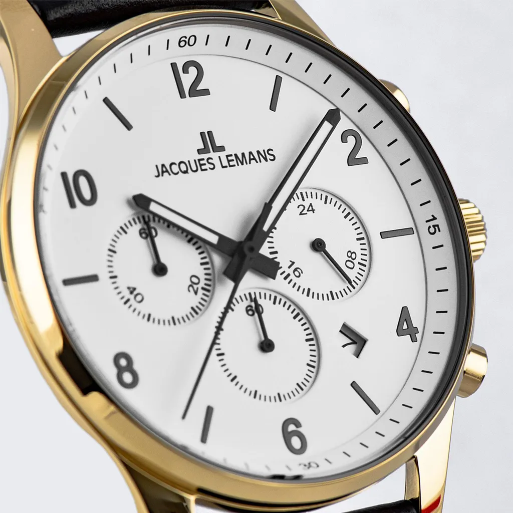 Montre Jacques Lemans 1-2126E Chronographe en Acier pour Homme Moderne - 3