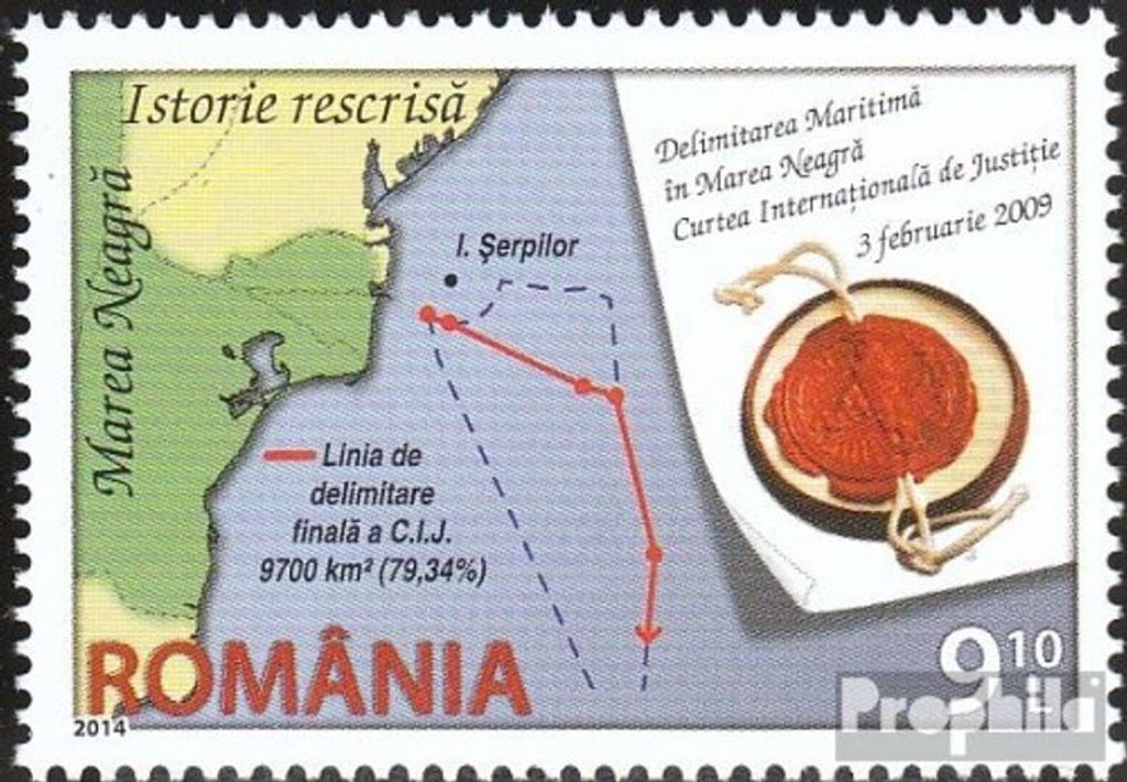 Briefmarken Rumänien 2014 Mi 6781 (kompl.Ausg.) postfrisch Produktbild 