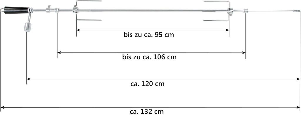 Grilovacia súprava a špíz BBQ-Toro (120 cm) pre váš Obrázok produktu 2