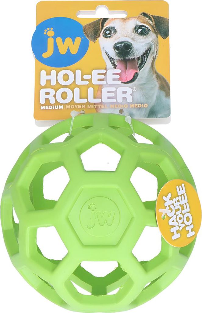 JW PET Honden speelgoed, Hol-ee Roller, groen, maat: Medium Productafbeelding 
