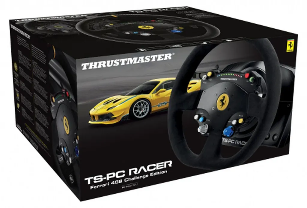 Volant Thrustmaster TS-PC RACER Ferrari 488 avec Retour de Force 40W PC - 9