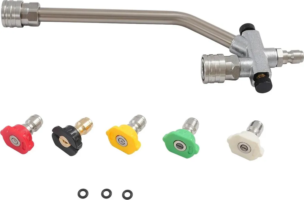 Lance de lavage haute pression inox 4000 PSI pour terrasse et auto