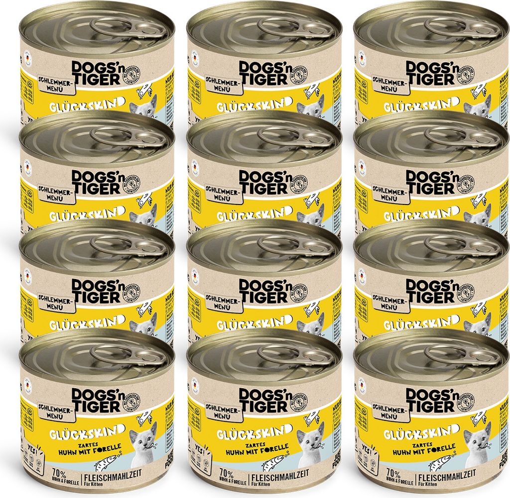Dogs’n Tiger Junior, Kitten, Nassfutter, Katzenfutter, Produktbild 