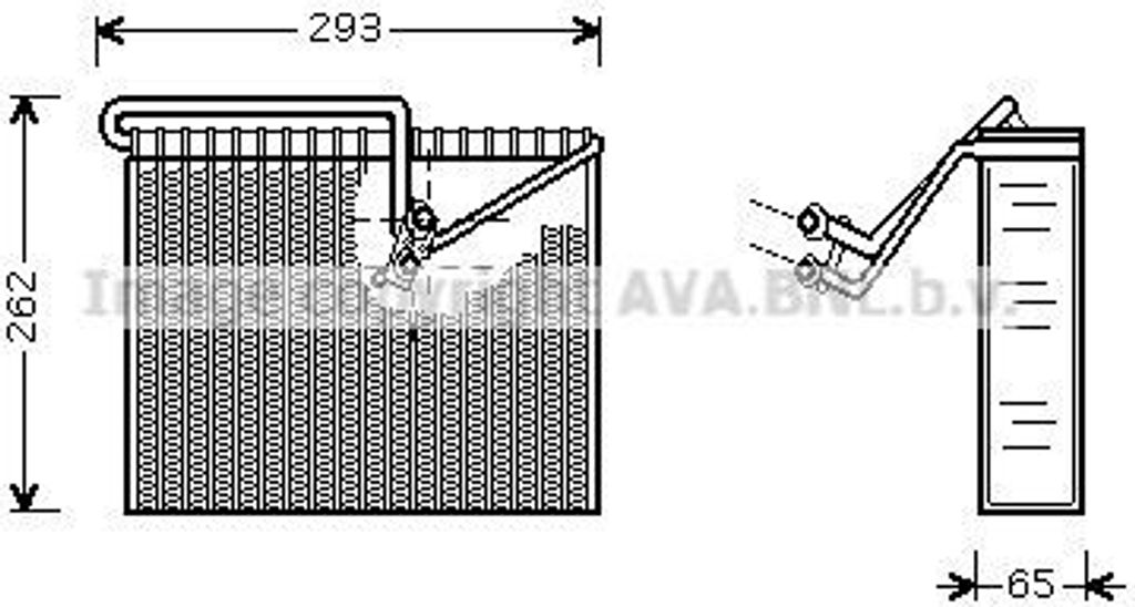 PRASCO OLV372 - OE 1618146 Verdampfer, Klimaanlage für Astra G, Zafira A