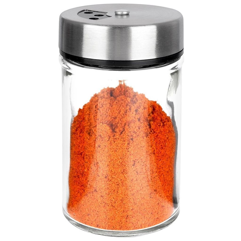 Glasbehälter für Gewürze mit Dosierung - 100 ml