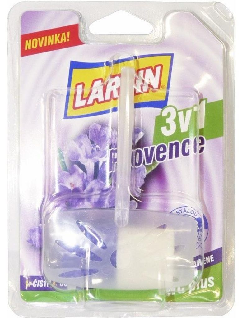 Prostředek čisticí Larrin duo, závěska, tuhá, vonná, 40 g, Provence