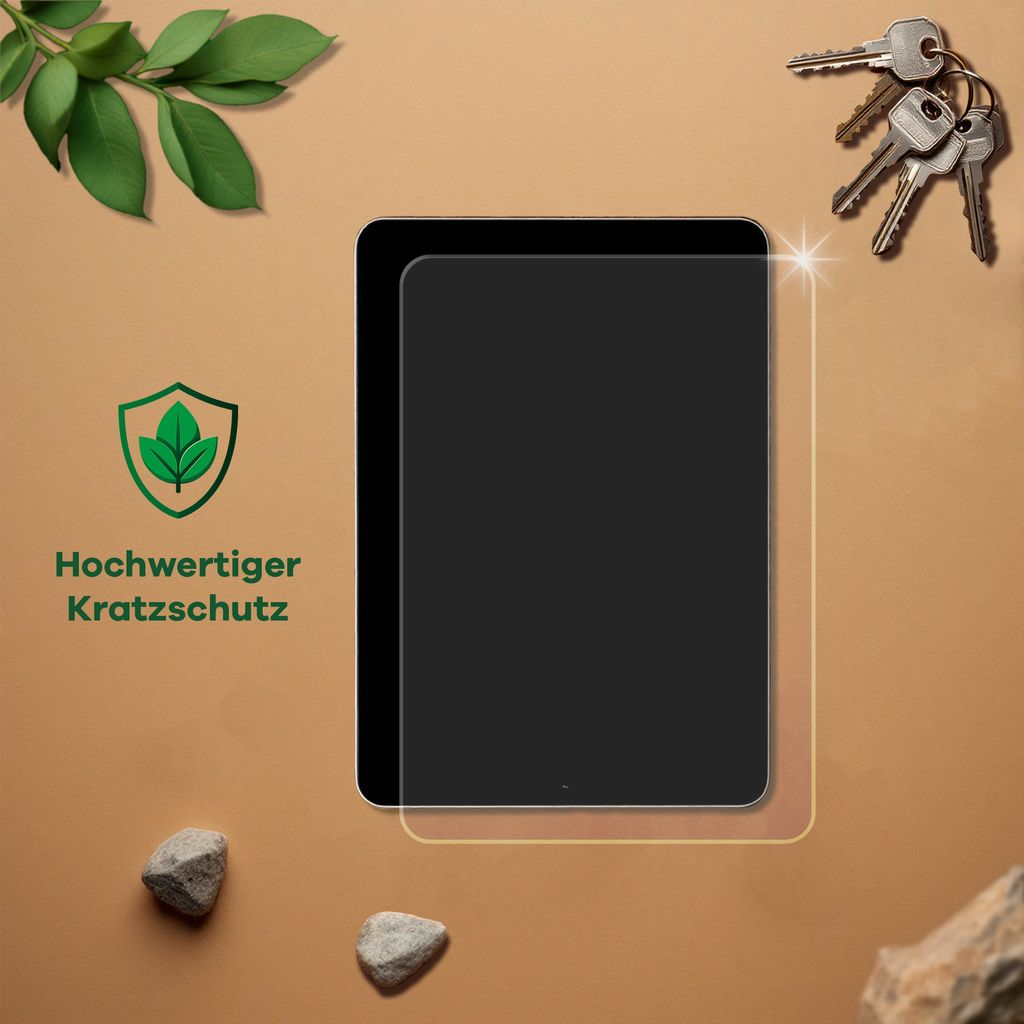 2x ScreenLeaf Schutzfolie für Pax A910 nachhaltiger Displayschutz Display Schutz Folie Klar Transparent