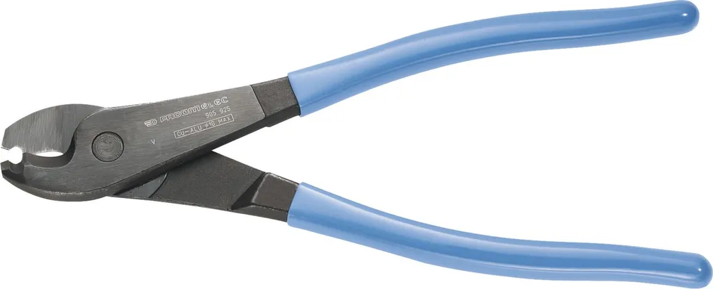Cisaille à câbles Facom 18mm pour électricien en cuivre robuste 210mm